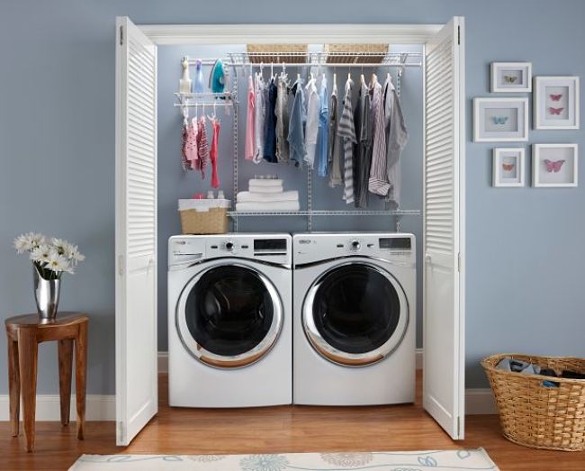 Another compact laundry in a cupboard idea